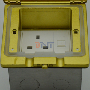 Cubierta abatible integrada de cobre, toma de <span class=keywords><strong>corriente</strong></span> estándar del Reino Unido, puerto de red IP44, enchufe eléctrico 10A, <span class=keywords><strong>corriente</strong></span> nominal - Product Image 5