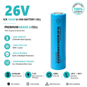 Batería de Iones de Litio Victpower ICR1860-26V 18650 de 2550 mAh de Alta Capacidad, Más de 1000 Ciclos, Recargable para Electrónica de Consumo - Product Image 2