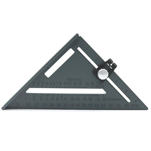 Regla Triangular de Aleación de Aluminio de 20 cm, Herramienta de Medición de Precisión para Trabajos en Madera - Product Image 4