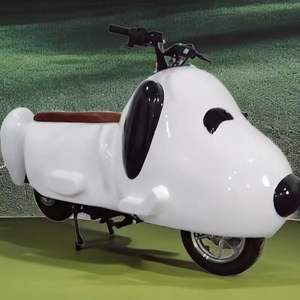El más vendido <span class=keywords><strong>Snoopy</strong></span> 72V20A Scooter eléctrico Coche de juguete eléctrico Bicicleta Tipo electrónico inteligente 20ah 150kg Lindo diseño de perro grande - Product Image 2
