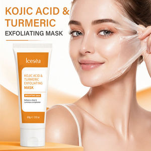 Masque Gel Exfoliant Doux Éclaircissant au Curcuma et à l'Acide Kojique OEM ODM pour un Teint Clair et Uniforme 60g - Product Image 2