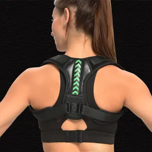 Cor personalizada cinto corretor de postura ajustável para adultos cinta traseira para ombro traseiro