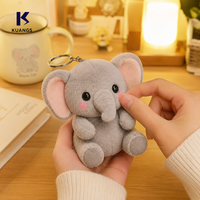 Porte-clés en peluche compressible en spandex, best-seller, pour distributeurs automatiques