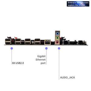 เมนบอร์ดไมโคร-ATX สำหรับเดสก์ท็อป X79-VG6ใหม่ LGA2011 <span class=keywords><strong>DDR3</strong></span> 4X 1866MHz M.<span class=keywords><strong>2</strong></span> SSD SATA3.0 TPM สล็อต PCIeX16 USB2.0สำหรับ Windows11 - Product Image 4
