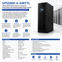 UPS5000-A-40KTTL 40kVA 40kW Online Double Conversion Tiga Fasa UPS Sistem Catu Daya Tanpa Interupsi Cadangan Pusat Data Server