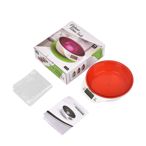 Batterie betriebene elektronische Küchen waage mit Platte Rot Grün Lila Merkmale Quadratische Gewichts mess funktion Baked Food Bowl - Product Image 6