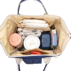 Water Resistant PU Backpack Light Gray Zipper Soft Handle Travel Casual Women's Wholesale - Product Image 5