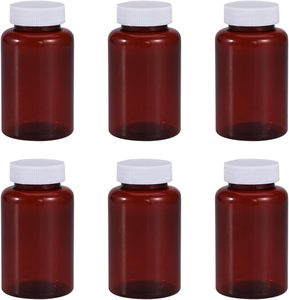 Conteneur de capsules pour animaux de compagnie personnalisé et économique, 150 ml, flacon en plastique transparent vide pour compléments alimentaires, vitamines, pilules, pour l'emballage - Product Image 1