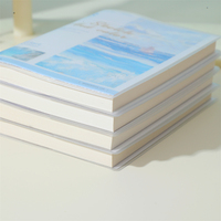 64K6480 Carnet DePai à manches EVA Skin-Feel 80 feuilles couverture anti-rayures designs tendance