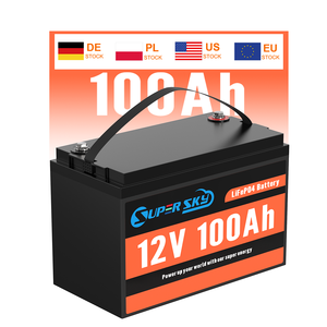 Deep Cycle <b>Battery</b> <b>12v</b> 25.6v 100ah 200ah Lithium Ion <b>Batteries</b> Pack with Bms - Product Image 1
