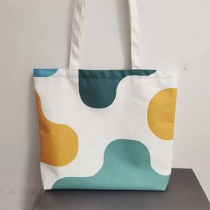Bolsa de Lona de Algodón con Impresión Digital a Todo Color, Bolsa de Lona Personalizada con Bolsillo Interior con Cremallera, Bolsa de Algodón y Poliéster - Product Image 6