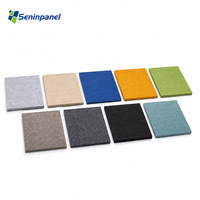 Panneau acoustique moderne en fibre de polyester Seninpanel, surface décorative pour l'absorption acoustique, bureau, salon, école - ignifuge