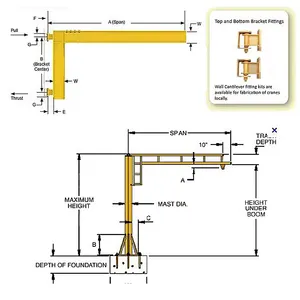 jib crane China suppliers 100kg 200kg 300kg 500kg wall mounted mini small mobile jib crane