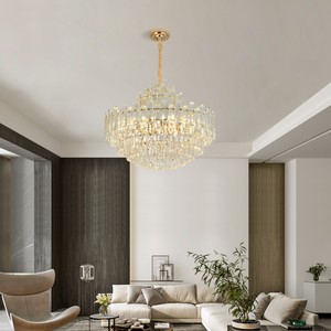 Luxury Custom K9 Crystal <strong>Chandelier</strong> Pendant Light 75cm Diameter 21pcs E14 Sockets Living Room Villa Hotel Decorative - Product Image 4