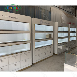 Boutique display cabinet and used glass showcases and display cases for jewelry showcase jewellery kiosk