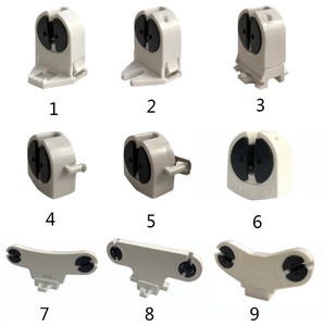 T5 Lưới Tản Nhiệt Khung Đèn Huỳnh Quang Chủ G5 Đơn Đôi Ống Xoay Ổ Cắm Ánh Sáng - Product Image 2