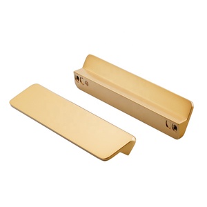 Tiradores de borde dorado, manijas de perfil decorativas personalizadas, manijas de armario para dormitorio, armario, <span class=keywords><strong>puerta</strong></span> corredera - Product Image 2