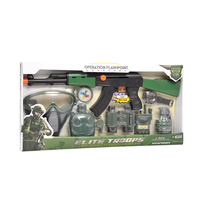 Toyhome nouveau Design vente chaude enfants en plastique jeux de Simulation éducatifs armée Ak47 jeu de rôle jouets militaires armée ensemble de jeu