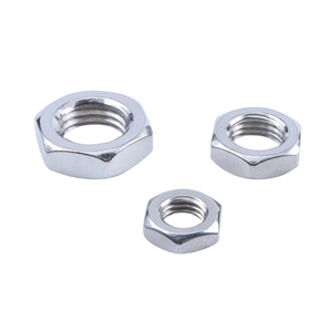 Porcas Hexagonais Finas 304 com Chanfros, Preço de Fábrica para Todos os Tamanhos, Preço Acessível, Porcas de Alta Qualidade - Product Image 2