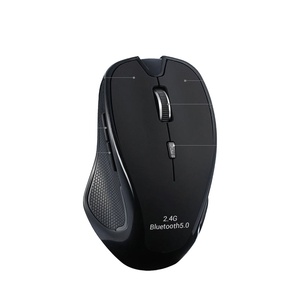 Gürültüsüz dizüstü PC siyah ABS kablosuz ergonomik optik bilgisayar şarj edilebilir oyun fare - Product Image 1