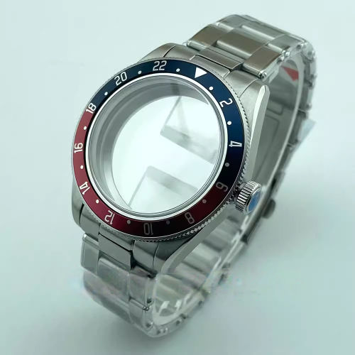 39mm Solid Stainless Steel Watch Case with Bezel High Quality Sapphire Glass for Luxury NH35 NH36 ETA2824 Watches Movement Boxed