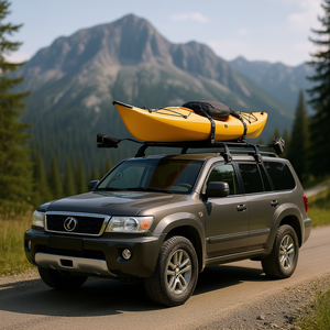 Almohadillas para portaequipajes de techo de coche, 15,5 pulgadas, capacidad de carga de 176 libras, bolsa de almacenamiento portátil para kayak, tabla de paddle surf - Product Image 2