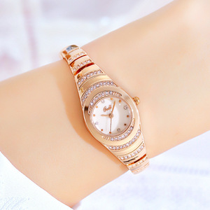 Montre-bracelet pour femme, style haut de gamme et de niche, incrustée de diamants, montre étanche de grande valeur pour femmes - Product Image 3