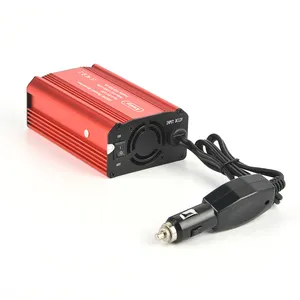 Inversor de corriente para coche de bajo precio 150W Mini portátil de onda sinusoidal modificada 12V CC a 220V CA inversor de corriente