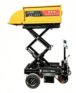 Minivolquete Hidráulico XCOD de 300 kg, Diseño Compacto Amarillo, Vehículo de Transporte de Materiales de Construcción - Product Image 1