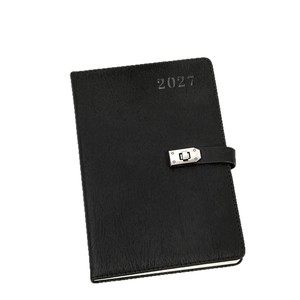 Agenda de Negocios 2027, Cuaderno de Regalo Personalizado en <span class=keywords><strong>Español</strong></span>, Diario A5 de Lujo con Candado, Venta al Por Mayor - Product Image 1