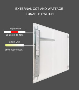 Variantes de luz LED Troffer de 25W a 50W con 120-277V 5 años de garantía incluidos - Product Image 6