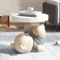 Table de chevet Hot Energy Bear, plateau, articles de décoration de sol, accessoires pour la maison, meuble TV à côté du canapé, cadeaux de pendaison de crémaillère