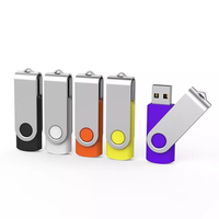 Flashdisk Putar USB 64GB 128GB 1GB 16GB USB2.0/3.0 Logo Kustom Pendrive Memori Disk Putar di Kunci Hadiah USB Flash Drive Flashdisk Putar USB