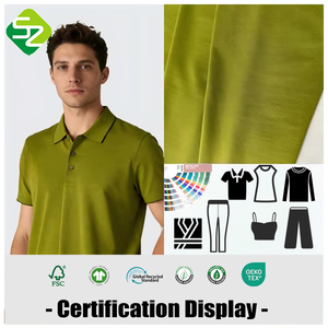 Tissu jersey simple 220GSM certifié OEKO-TEX, écologique, antibactérien, protection <span class=keywords><strong>UV</strong></span>, 92% bambou, 8% élasthanne, pour pyjamas bébé - Product Image 1