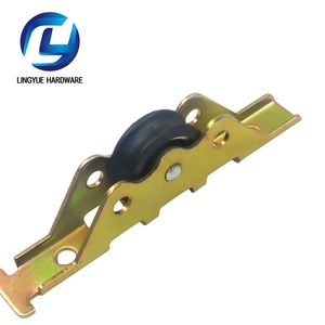 U V Ranura Nylon Polea Ventana Rodillo Carcasa De Hierro Ventana Deslizante Armario Tándem Rodillo Rouleau De Fenetre Coulissante - Product Image 6