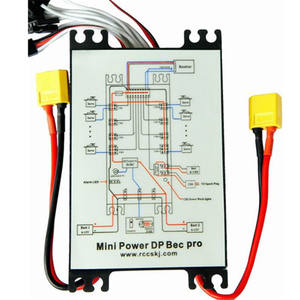 Rccskj 4106 Mini Power DP Pro Mini Servo Section Board 9 Canaux Boîtier d'alimentation Intégré BEC 20A et Interrupteur à distance CDI pour Avion à Moteur à Essence - Product Image 4