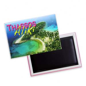 Imán de recuerdo griego al por mayor, imán para nevera con foto de Thassos, personalizado - Product Image 3