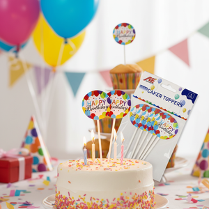 6 uds CAKER TOPPER 360 uds/CS suministros de decoración de pasteles para cupcakes y pasteles de cumpleaños/graduación - Product Image 3