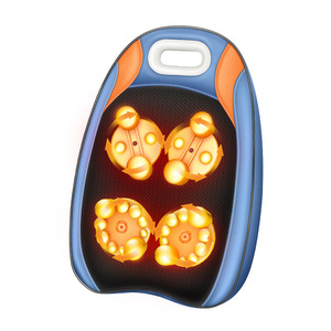 Multifunctional Heated Kneading Massage Pillow Backrest 28 Massage Heads Full Body Shoulder Neck Waist Leg Massager - Product Image 5