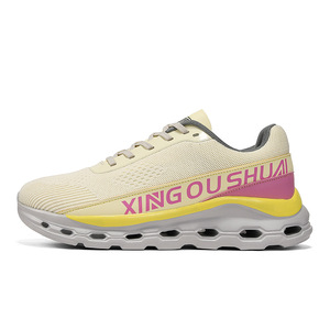 Chaussures de sport respirantes en maille pour l'été, chaussures de course antidérapantes à bout large pour hommes et femmes, vente en gros transfrontalière à bas prix - Product Image 1