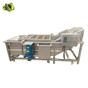 high-quality Fully automatic vegetables cucumber eggplant lettuce arugula artichokes asparagus cleaning machine