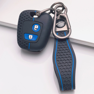 Premium Silicone Car Keychain Fob Strap for Peugeot 107 108 206 207 307 308 For <strong>Citroen</strong> <strong>C1</strong> C2 C3 C4 C5 Metal Keychain <strong>Accessory</strong> - Product Image 3