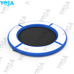 Plateforme flottante gonflable en PVC durable pour parc aquatique, île flottante robuste pour rivière, radeau de lac, hamac aquatique 8'x8', capacité de 100 à 500 kg - Product Image 1