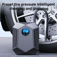 Nouvelle pompe à air portable mini 12V certifiée CE pour pneus de voiture, avec affichage numérique et fonction sans fil