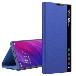 Avec support étui <span class=keywords><strong>de</strong></span> téléphone Pour <span class=keywords><strong>Samsung</strong></span> S23 étui <span class=keywords><strong>de</strong></span> téléphone ultra dormant Pour <span class=keywords><strong>Samsung</strong></span> S24/S21/Note 20 étui <span class=keywords><strong>de</strong></span> téléphone à fenêtre intelligente - Product Image 5