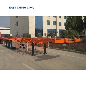Remorque châssis <span class=keywords><strong>porte</strong></span>-conteneurs 3 <span class=keywords><strong>essieux</strong></span> 40 pieds 40 tonnes avec pont antidérapant pour transporteurs de conteneurs - Product Image 6