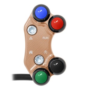 Interrupteur de guidon droit pour Triumph Tiger 800 (trous décalés) (cuivre) - Product Image 1