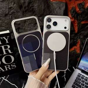 Funda protectora galvanizada de TPU PC para <span class=keywords><strong>Apple</strong></span> para <span class=keywords><strong>iPhone</strong></span> 17 Air 16 Pro Max, soporte para teléfono móvil de estilo magnético alto <span class=keywords><strong>Plus</strong></span> - Product Image 5