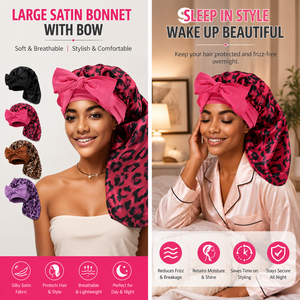 Gorro de Satén para Dormir para Cabello Rizado, Gorro de Satén con Logo Personalizado, Suave, Transpirable, Anti-Frizz - Product Image 6