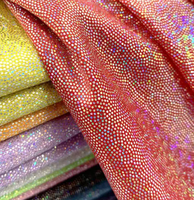 Simili cuir synthétique PU pailleté, géométrique, aux couleurs vives et fluorescentes, en film épais, pour la confection de chaussures à talons hauts, d'étuis, d'objets artisanaux et de nœuds